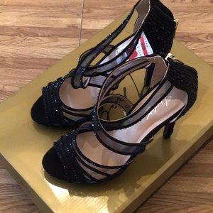 Thalia Sodi Womens Ceara Embellished Stiletto Evening Sandals